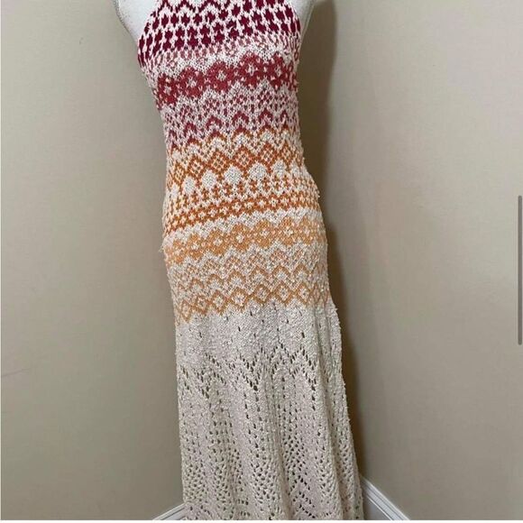 New Free People Ikat Oasis Maxi Dress Size L - Picture 4 of 8